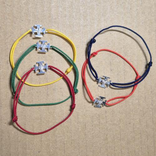 Bracelet avec croix SUF en argent massif